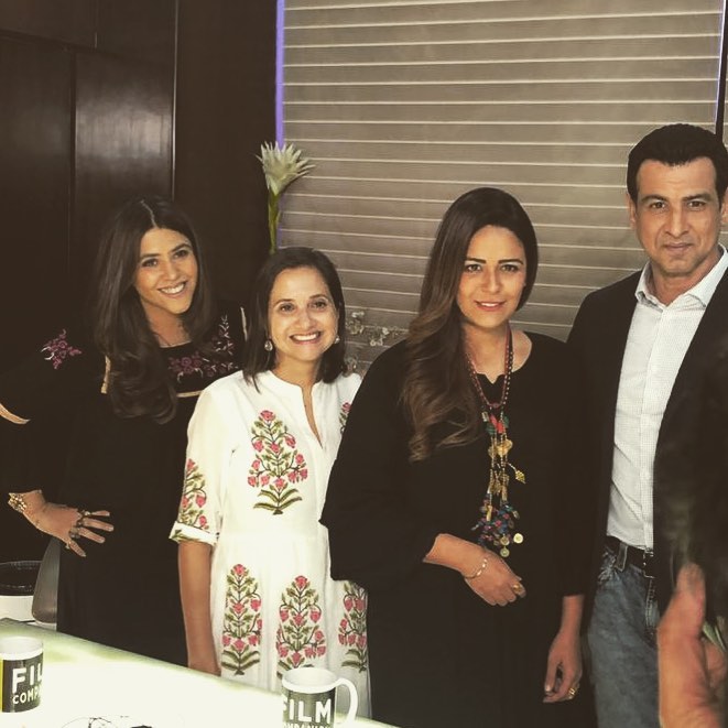 Ekta Kapoor and Mona Singh