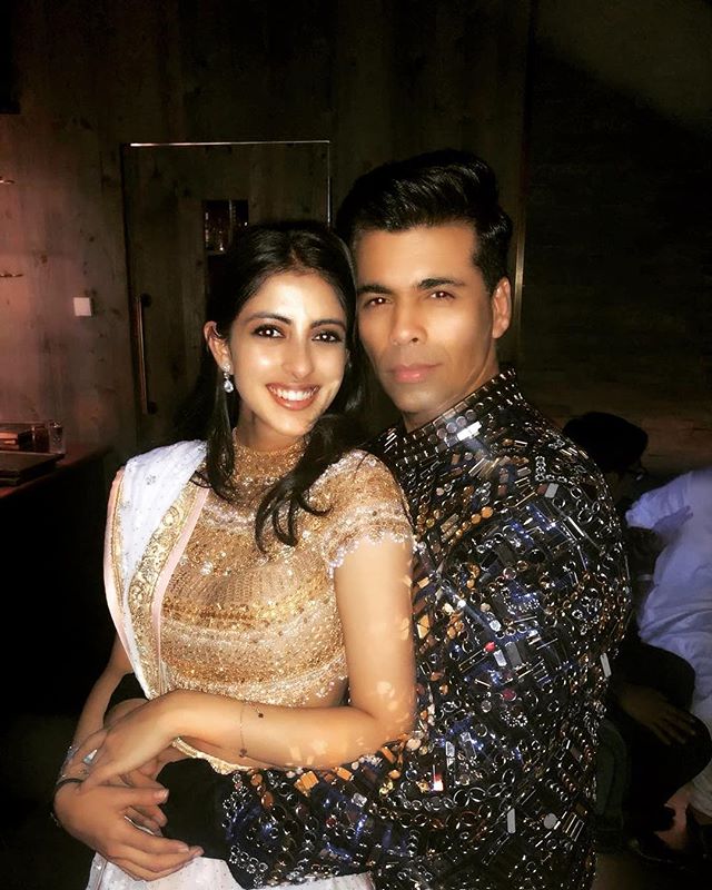 Karan Johar and Navya Naveli Nanda