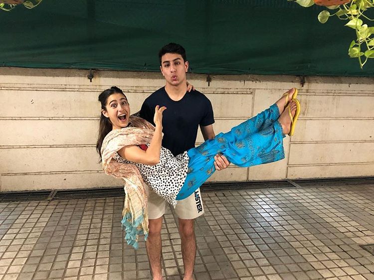 Sara Ali Khan and Ibrahim Ali Khan