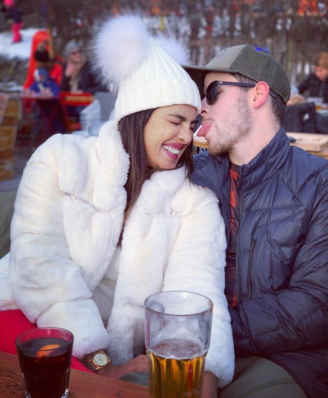 Priyanka Chopra and Nick Jonas