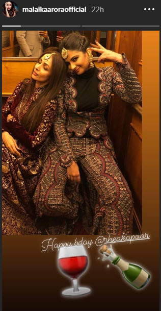 Malaika wish for rhea kapoor