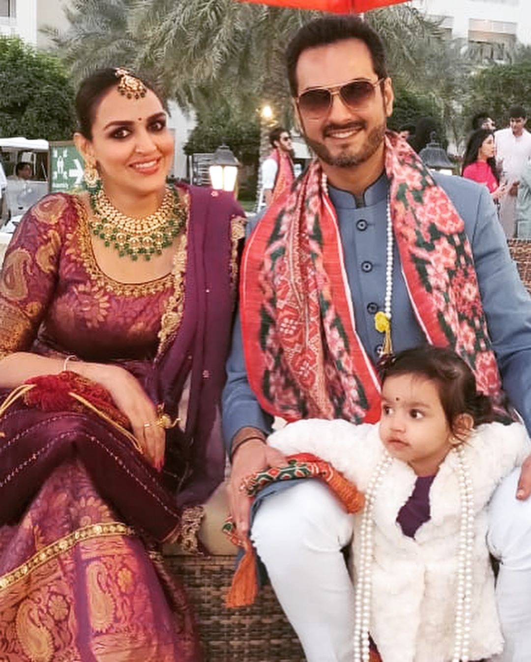 Esha Deol, Bharat Takhtani and Radhya Takhtani