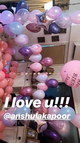 Anshula Kapoor and Janhvi Kapoor