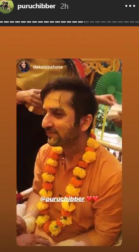 Puru Chibber And Roshni Banthia Mehendi And Haldi Ceremony Pictures