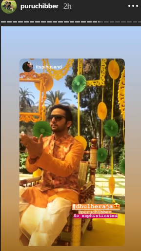 Puru Chibber And Roshni Banthia Mehendi And Haldi Ceremony Pictures