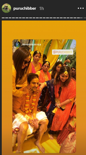 Puru Chibber And Roshni Banthia Mehendi And Haldi Ceremony Pictures
