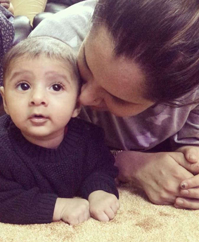 Sania Mirza and Izhaan Mirza Malik