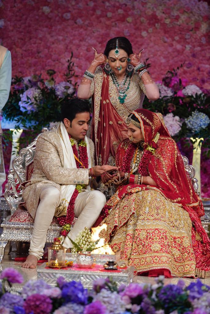 Akash Ambani and Shloka Mehta
