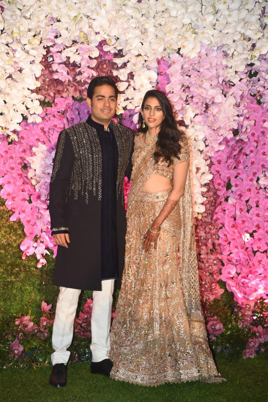 Akash Ambani and Shloka Mehta