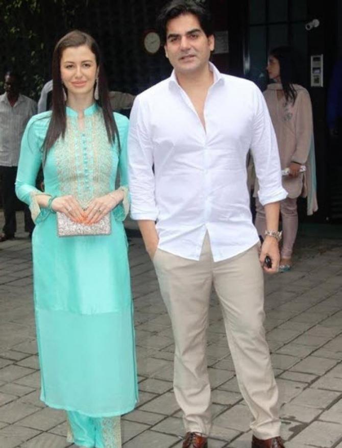 Arbaaz Khan with his girlfriend