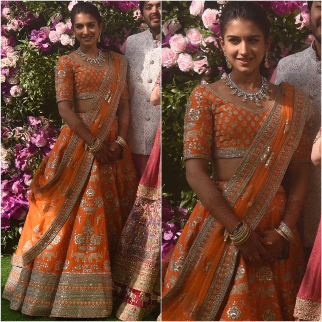 Radhika Merchant at Akash-Shloka's wedding