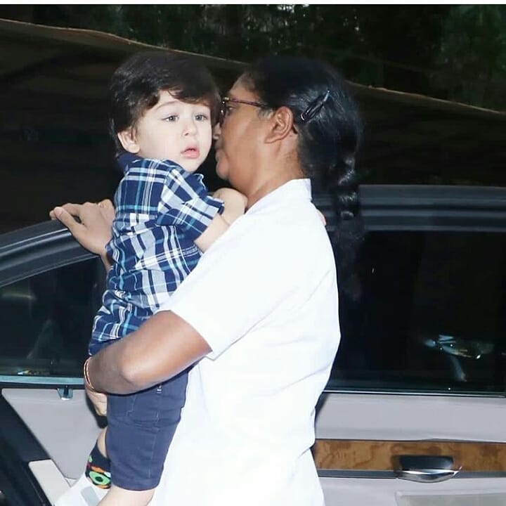 Taimur Ali Khan and his nanny
