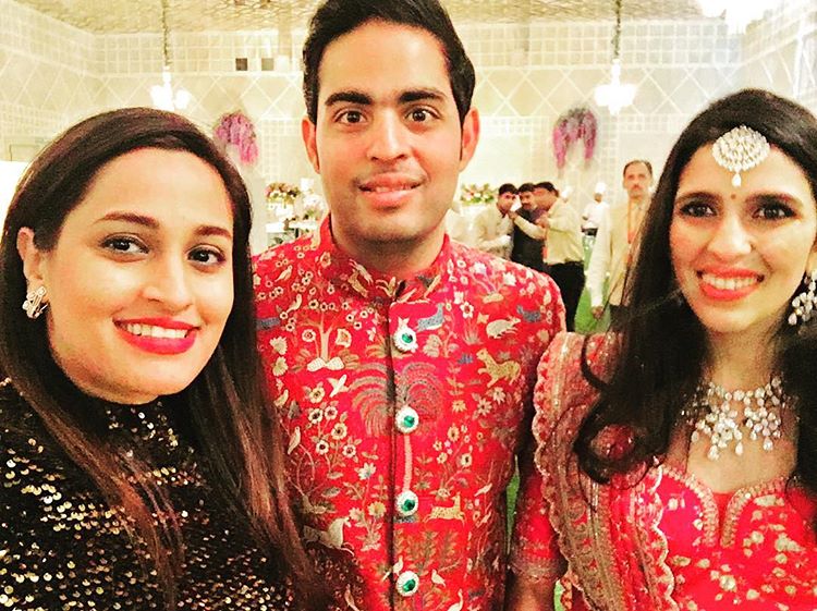 Akash Ambani and Shloka Mehta