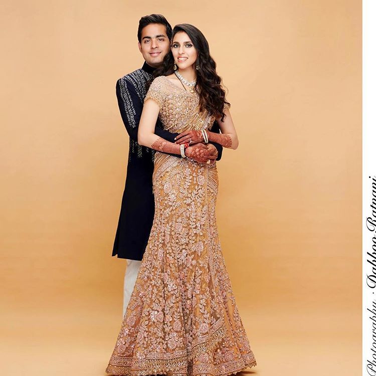 Akash Ambani and Shloka Mehta