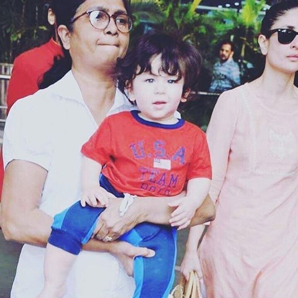 Taimur Ali Khan and Kareena Kapoor Khan