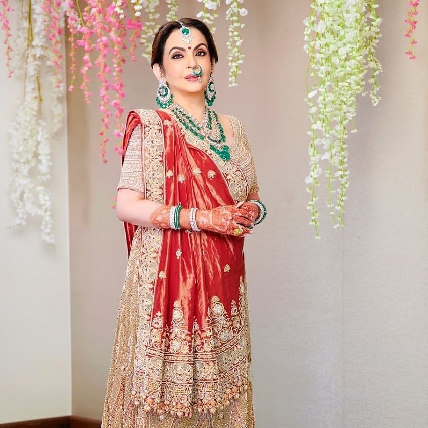 Nita Ambani For Akash Ambani and Shloka Mehta's Wedding