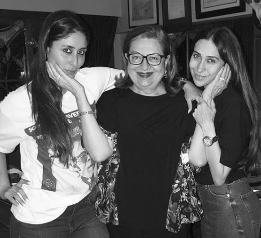 Kareena Kapoor and Karisma Kapoor and mom, Babita