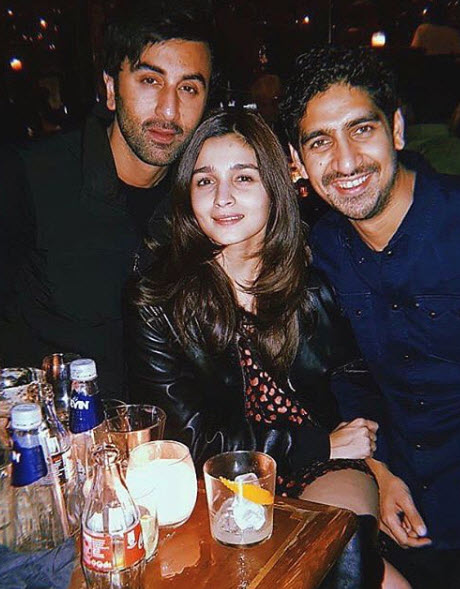 Alia Bhatt and Ranbir Kapoor and Ayan Mukerji