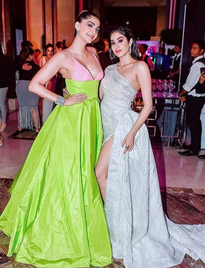 Sonam Kapoor and Janhvi Kapoor