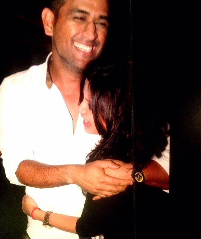 Mahendra Singh Dhoni and Sakshi Singh Dhoni