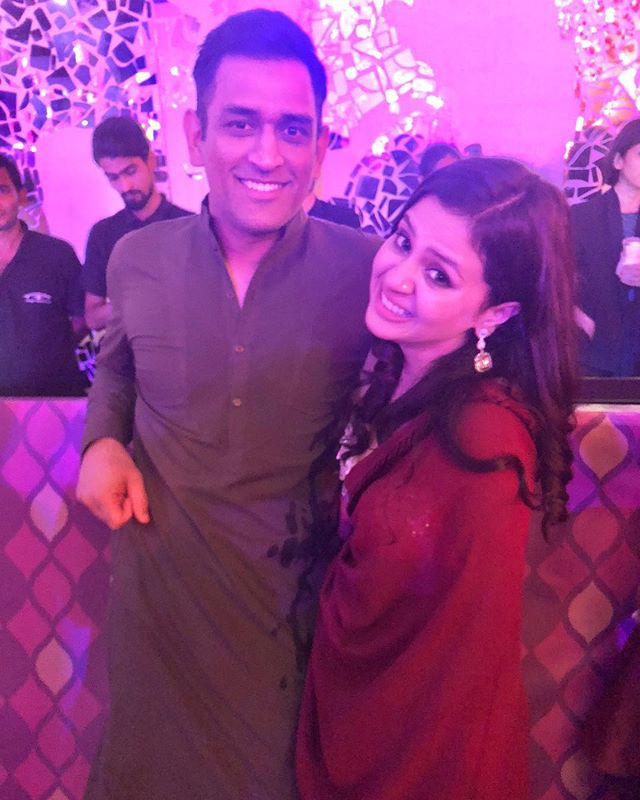Mahendra Singh Dhoni and Sakshi Singh Dhoni