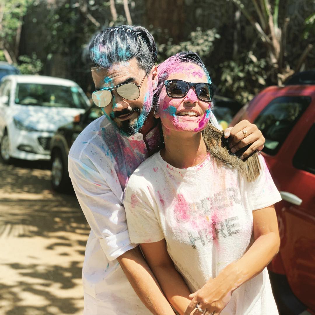 Hina Khan and Rocky Jaiswal