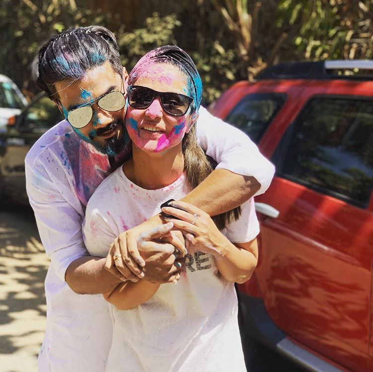 Hina Khan and Rocky Jaiswal