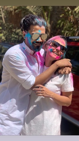 Hina Khan and Rocky Jaiswal