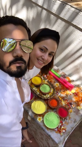 Hina Khan and Rocky Jaiswal