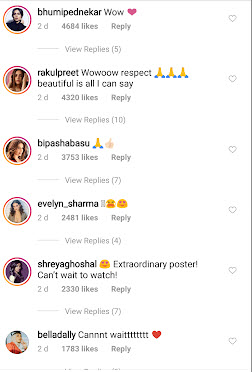 Celebs comment