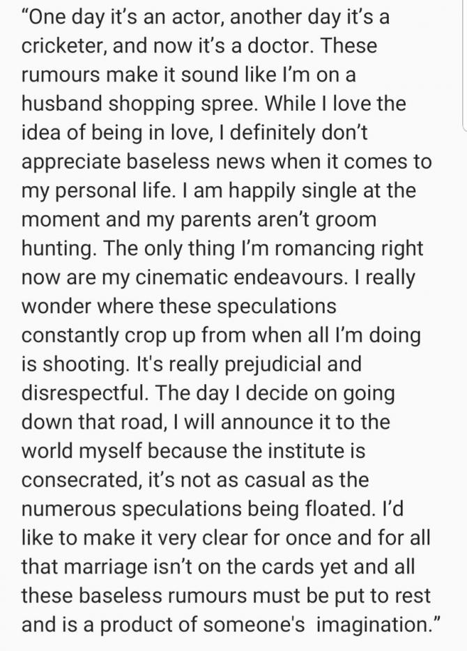 Tamannaah Bhatia on her relationship status