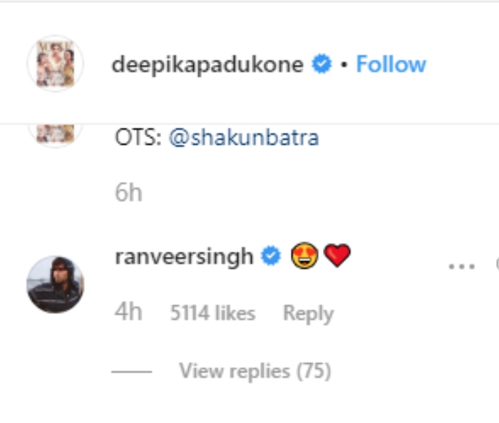 Deepika Padukone and Ranveer Singh