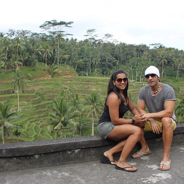 Meghna Naidu with husband, Luis Miguel Reis