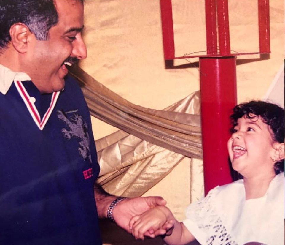 Janhvi Kapoor And Boney Kapoor Throwback Picture