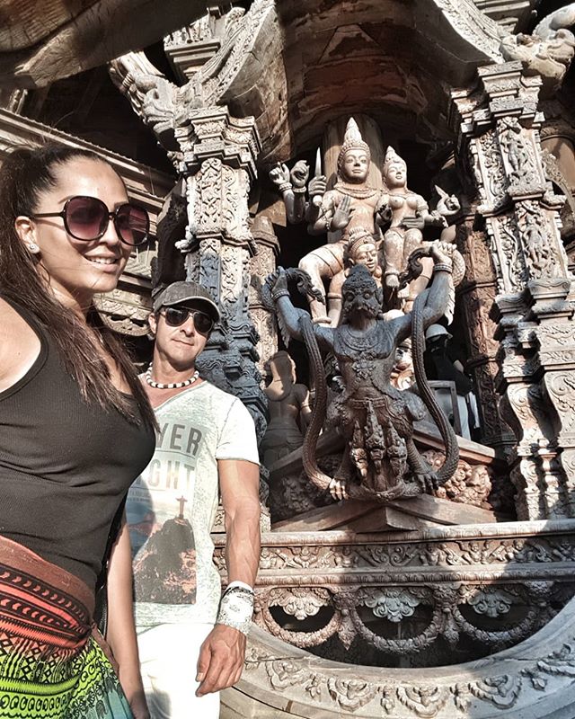 Meghna Naidu with husband, Luis Miguel Reis