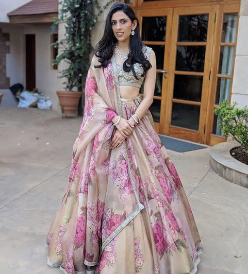 Shloka Mehta's Picture In A Beautiful Breezy Floral Lehenga Shows Us ...