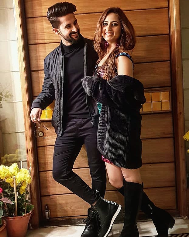 Sargun Mehta and Ravi Dubey