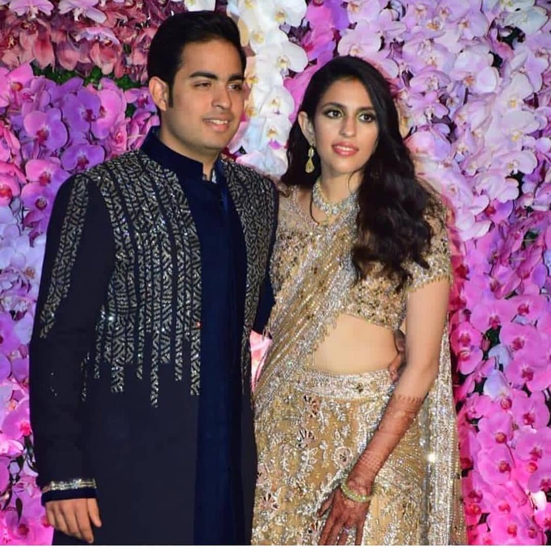 Shloka Mehta and Akash Ambani