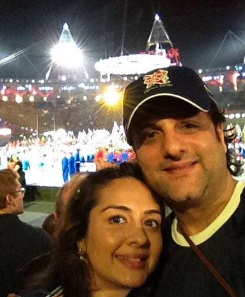 Fardeen Khan and wife