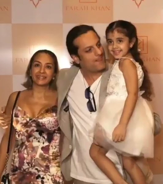 Fardeen Khan and family
