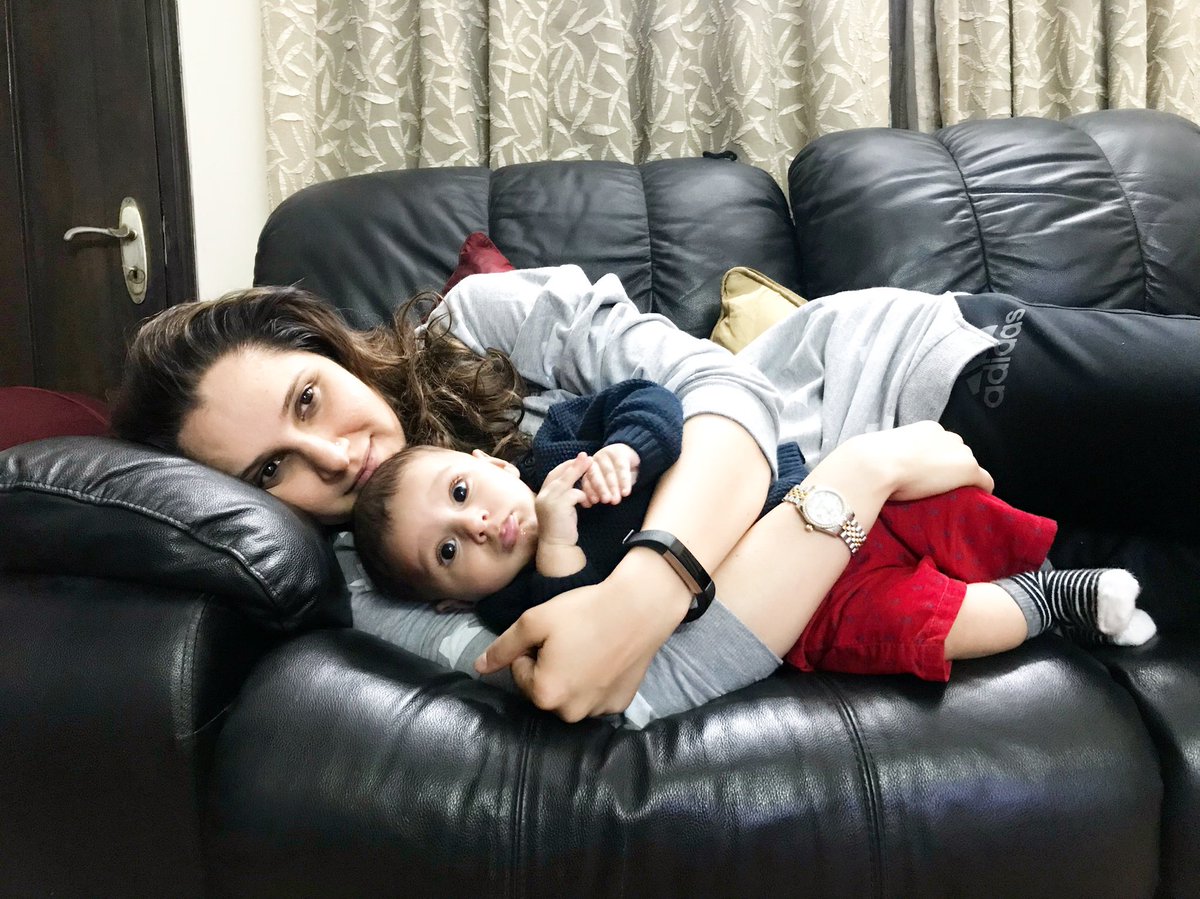 Sania Mirza and Izhaan Mirza Malik