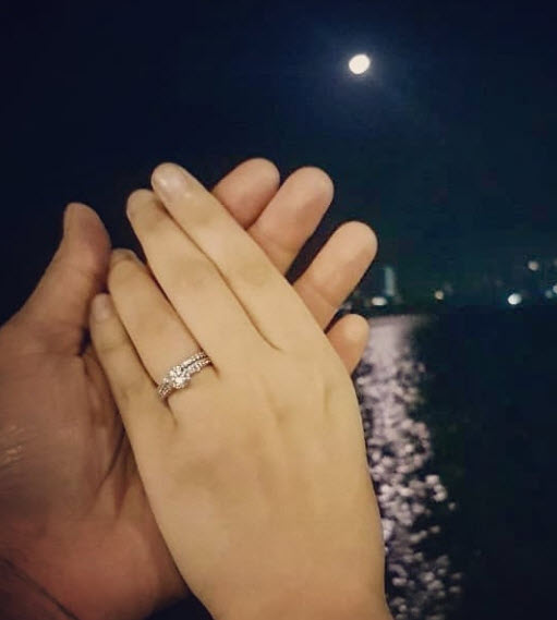 Sharad Malhotra And Ripci Bhatia engagement