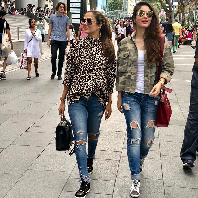 Kareena Kapoor Khan and Amrita Arora