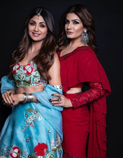 Shilpa Shetty Kundra and Raveena Tandon bonding like BFFs