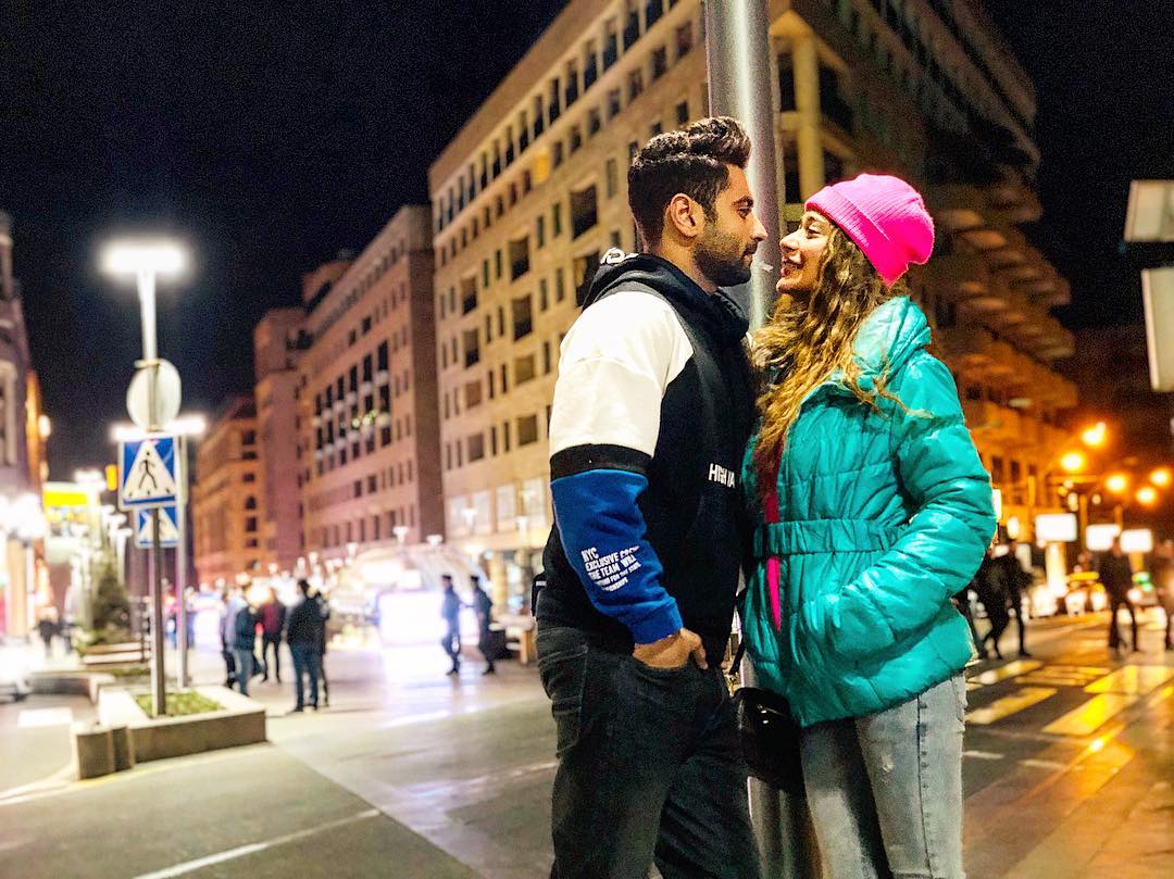 Sara Khan and Ankit Gera