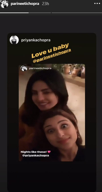 Priyanka Chopra Jonas and Parineeti Chopra