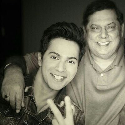 Varun Dhawan with father, David Dhawan