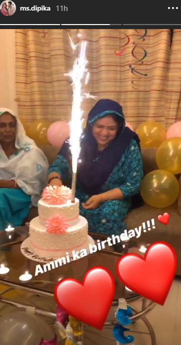 Dipika Kakar's mother-in-law's birthday