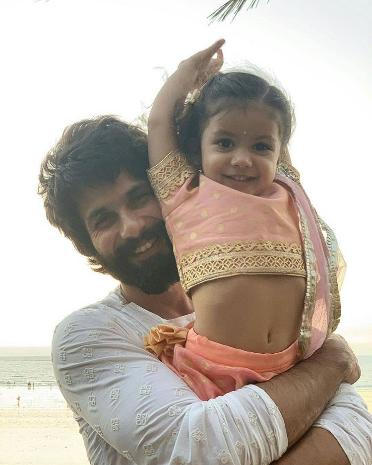 Shahid Kapoor and Misha Kapoor