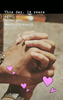 Chhavi Mittal and Mohit Hussein